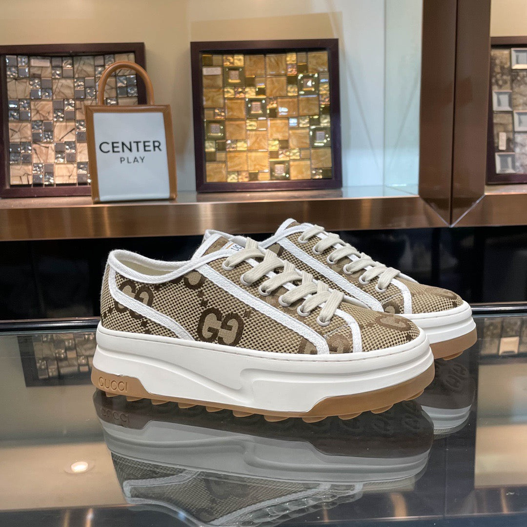 Classic retro preppy board shoes-002