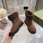 Classic retro preppy board shoes-1002