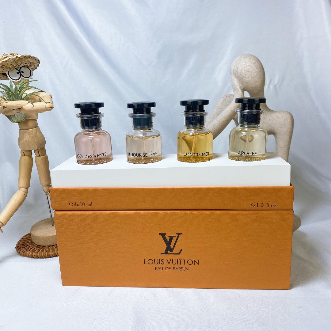 Perfume sample 30ml four-piece set, 4*30ml, with spray head