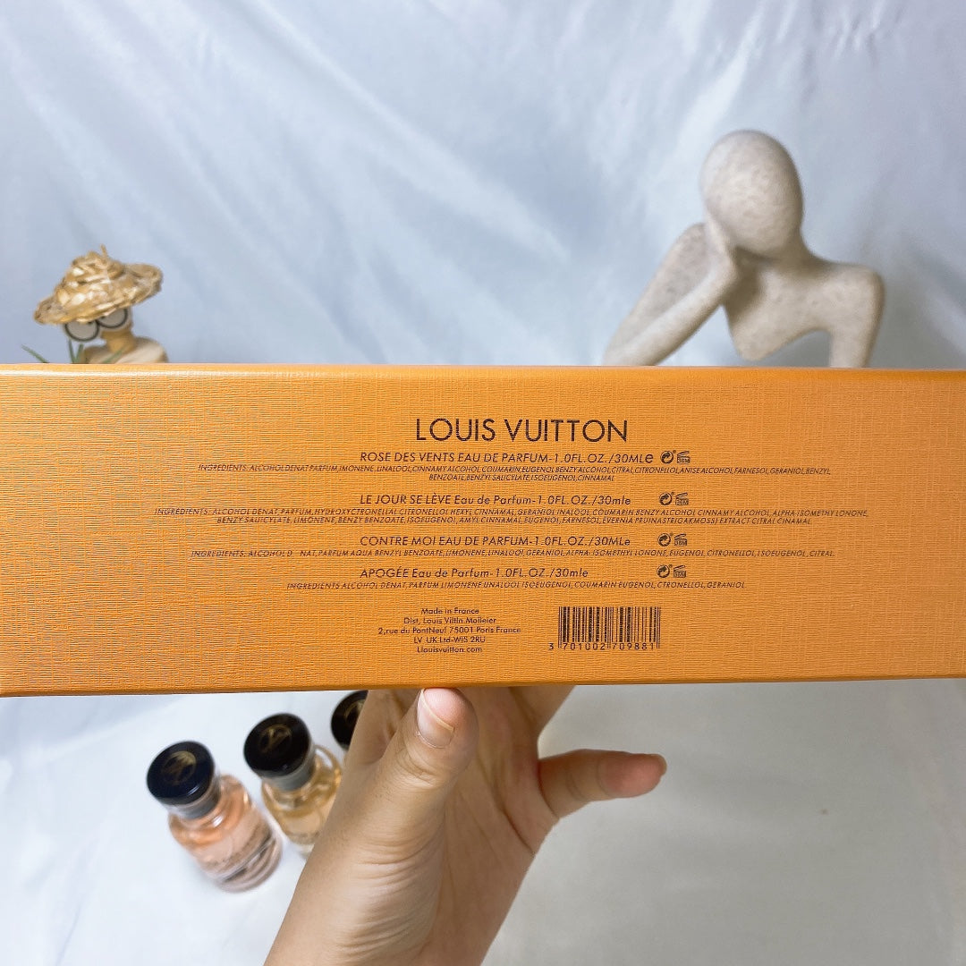 Perfume sample 30ml four-piece set, 4*30ml, with spray head