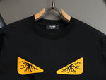 Alphabet Graffiti Splash Ink T shirt-2023