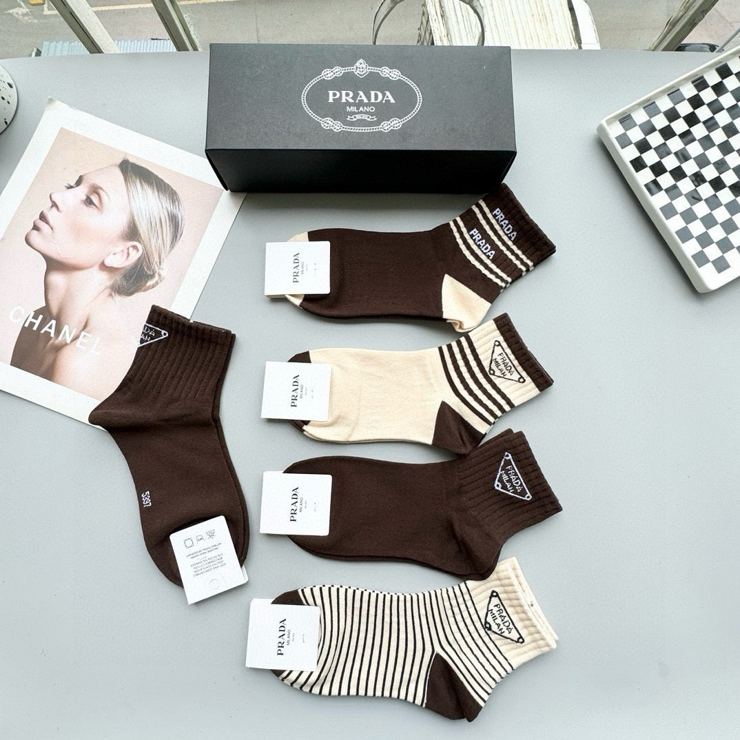 5-Pair Comfort Socks Set (1 BOX)-5