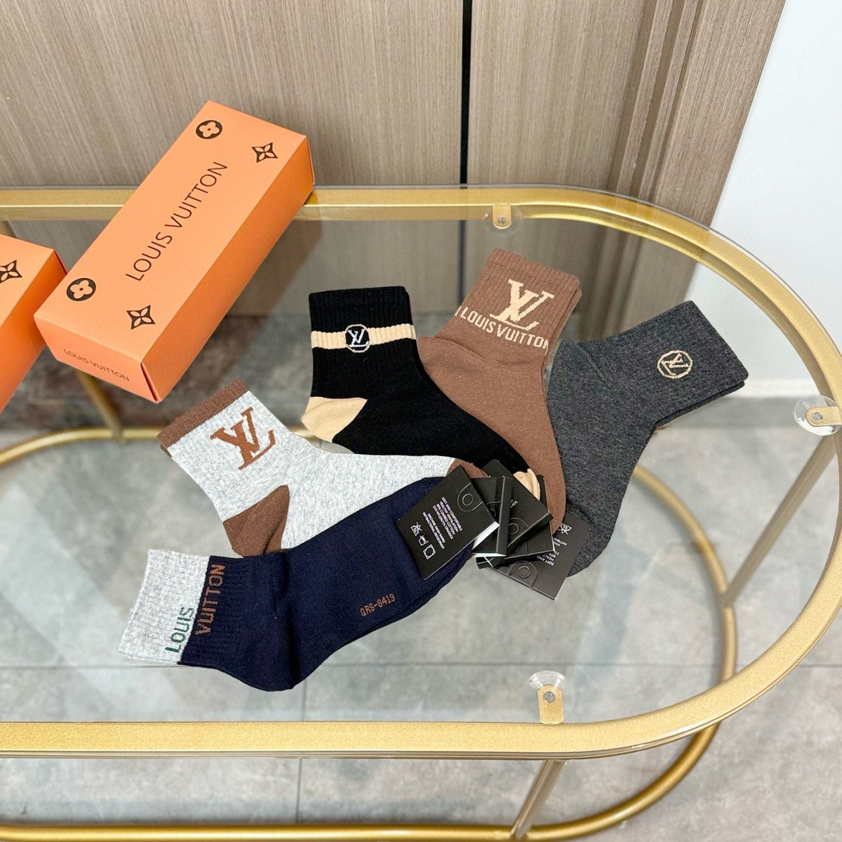 5-Pair Comfort Socks Set (1 BOX)-44
