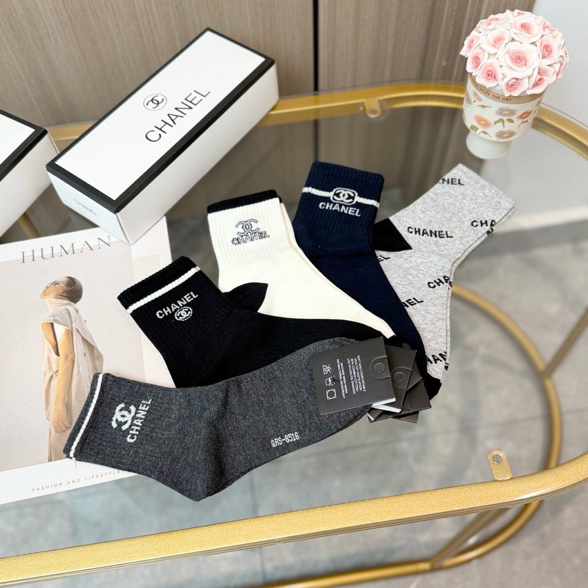 5-Pair Comfort Socks Set (1 BOX)-45