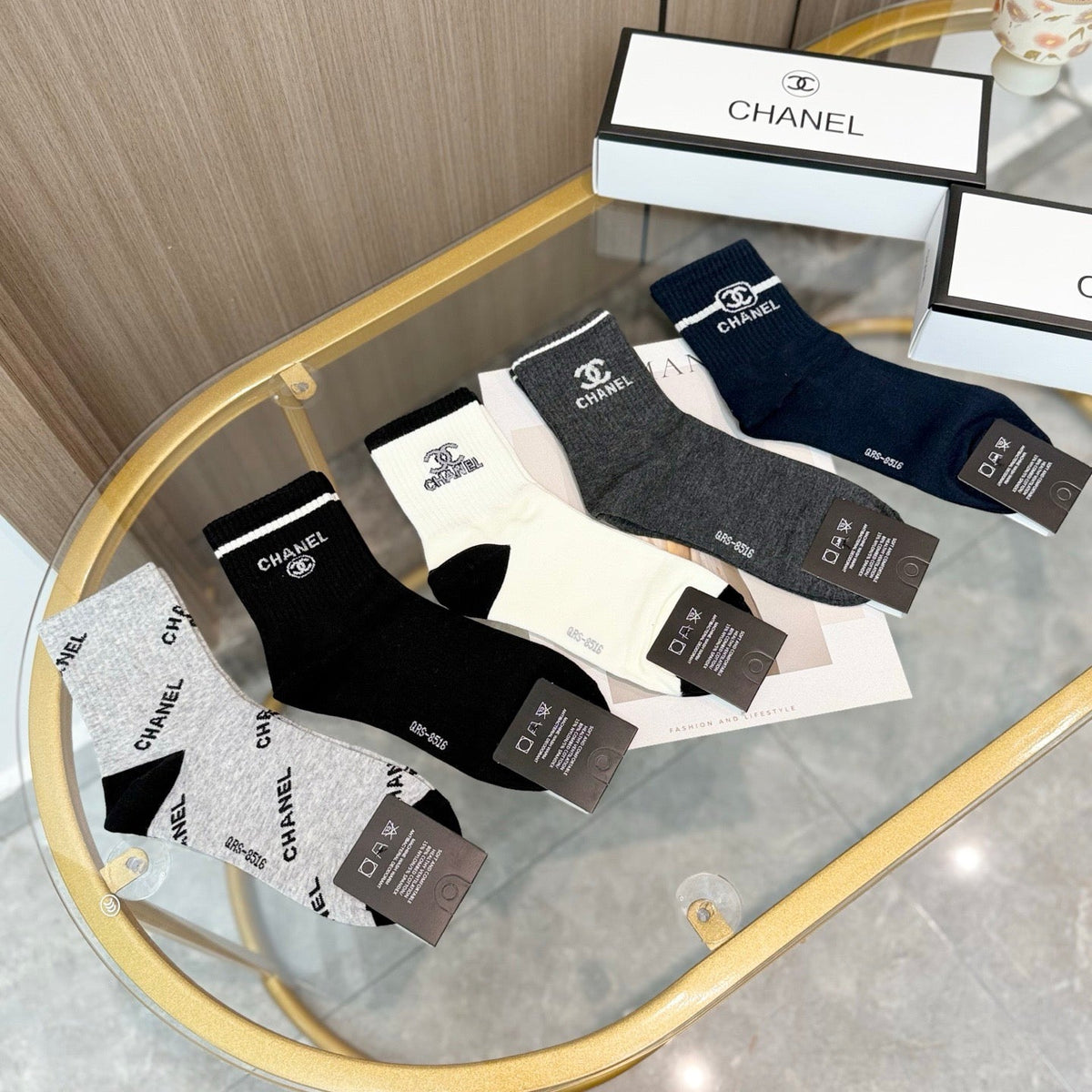 5-Pair Comfort Socks Set (1 BOX)-45