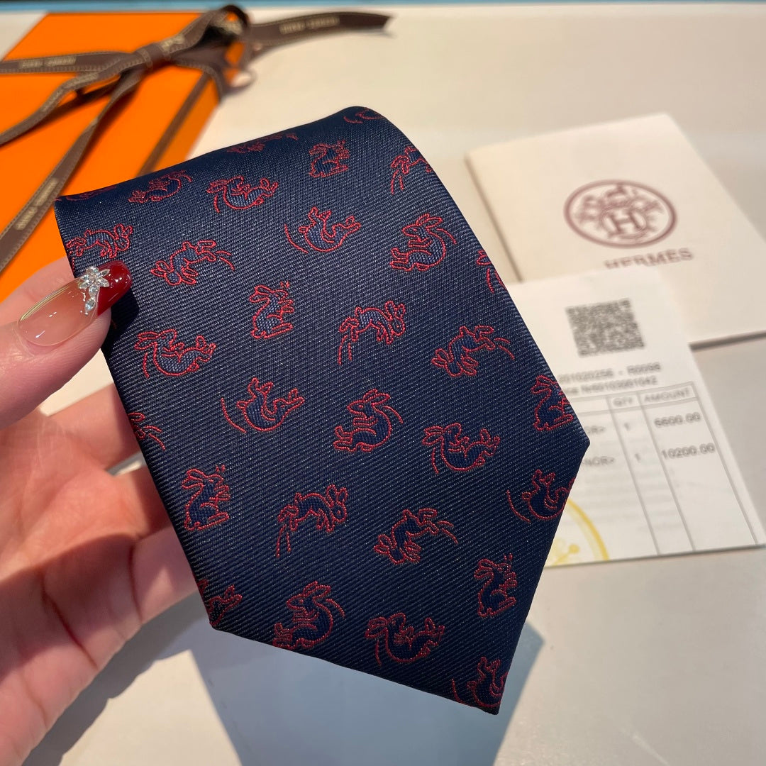 Handcrafted Jacquard Tie-24