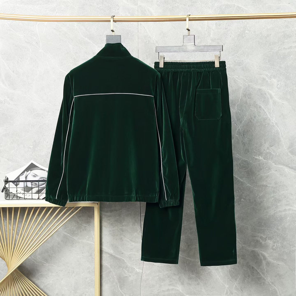 Fall Outfit Set – Stylish Top & Pants Two-Piece Set-1035