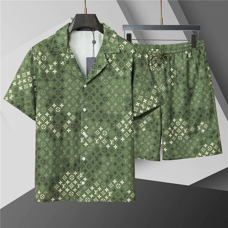 Summer Outfit Set | T-Shirt & Shorts 2-Piece Set-35