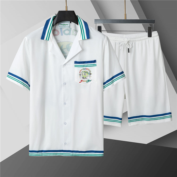 Summer Outfit Set | T-Shirt & Shorts 2-Piece Set-39