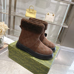 Classic retro preppy board shoes-1002