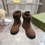 Classic retro preppy board shoes-1002