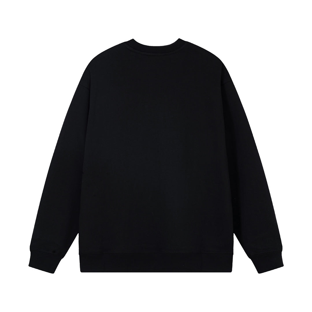 Classic Overlap Print Sweatshirt