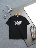 Alphabet Graffiti Splash Ink T shirt-2012