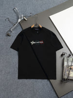 Alphabet Graffiti Splash Ink T shirt-2038