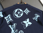 Alphabet Graffiti Splash Ink T shirt-2039