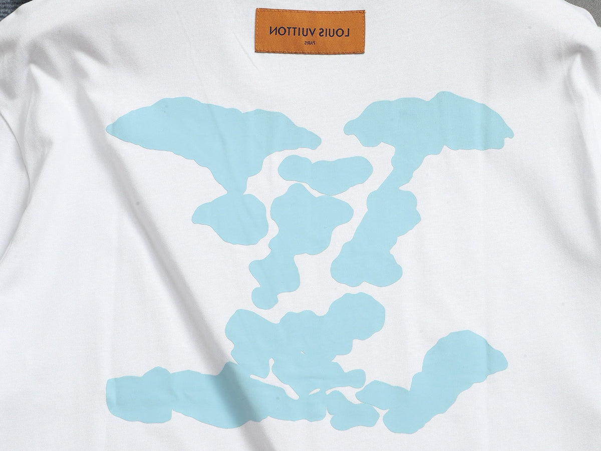 Alphabet Graffiti Splash Ink T shirt-2049