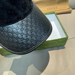 Leather Brim Baseball Cap（Adjustable Fit）-2