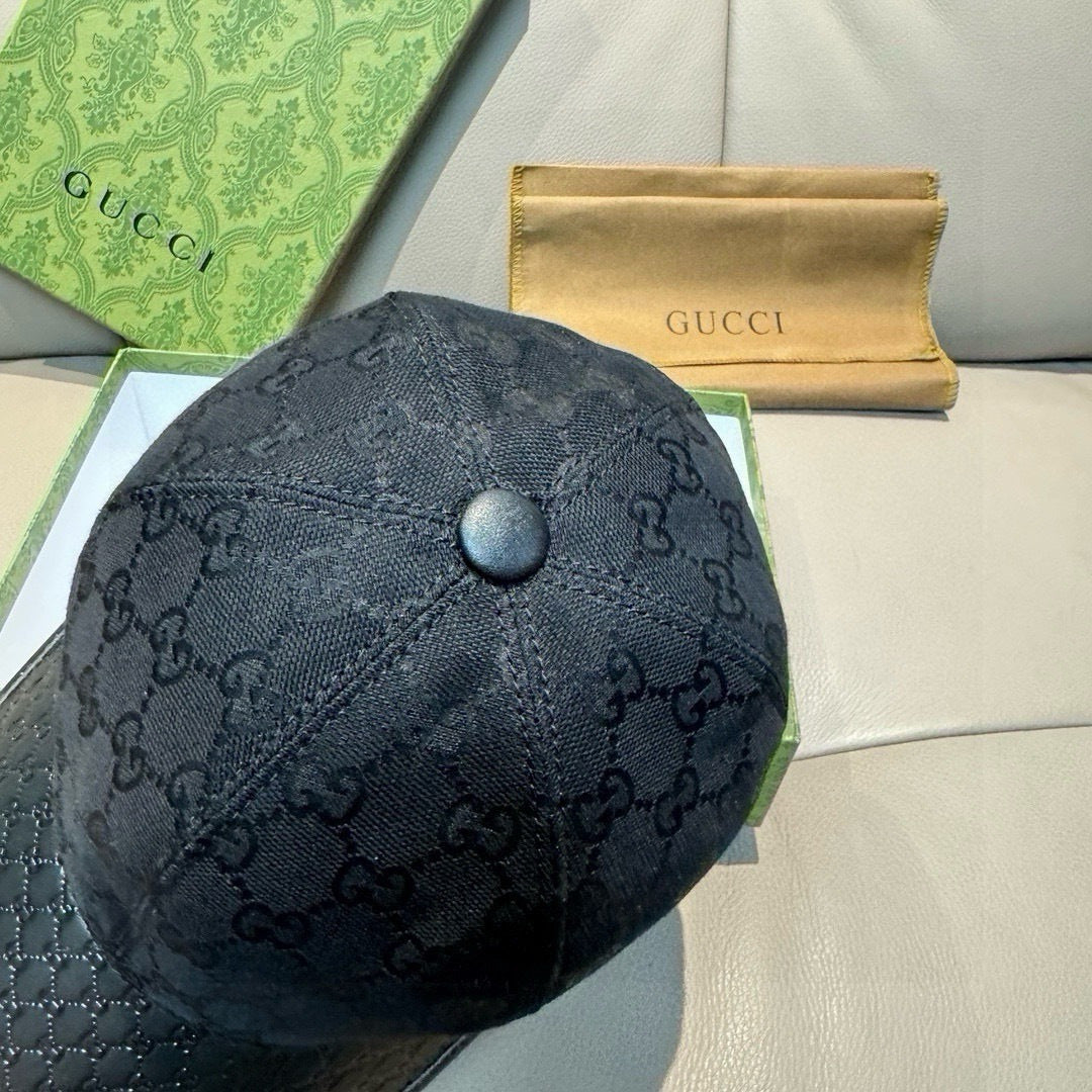 Leather Brim Baseball Cap（Adjustable Fit）-2
