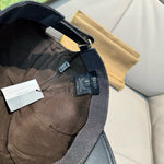 Leather Brim Baseball Cap（Adjustable Fit）-2