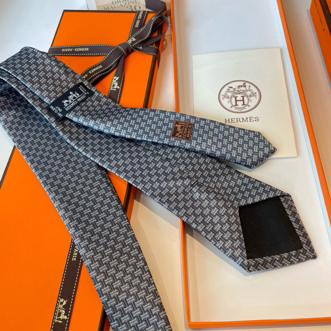 Handcrafted Jacquard Tie-28