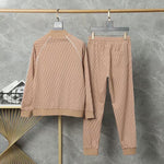 Fall Outfit Set – Stylish Top & Pants Two-Piece Set-1038
