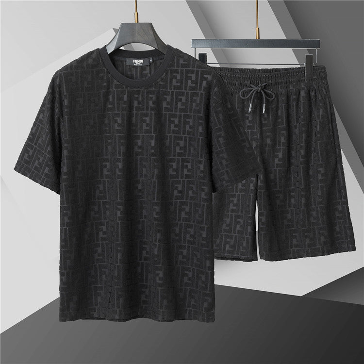 Summer Outfit Set | T-Shirt & Shorts 2-Piece Set-16