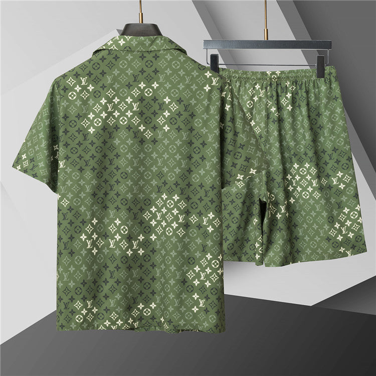 Summer Outfit Set | T-Shirt & Shorts 2-Piece Set-35