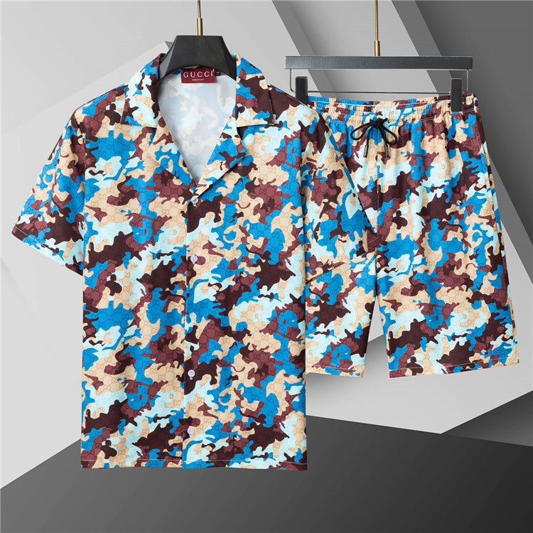 Summer Outfit Set | T-Shirt & Shorts 2-Piece Set-37