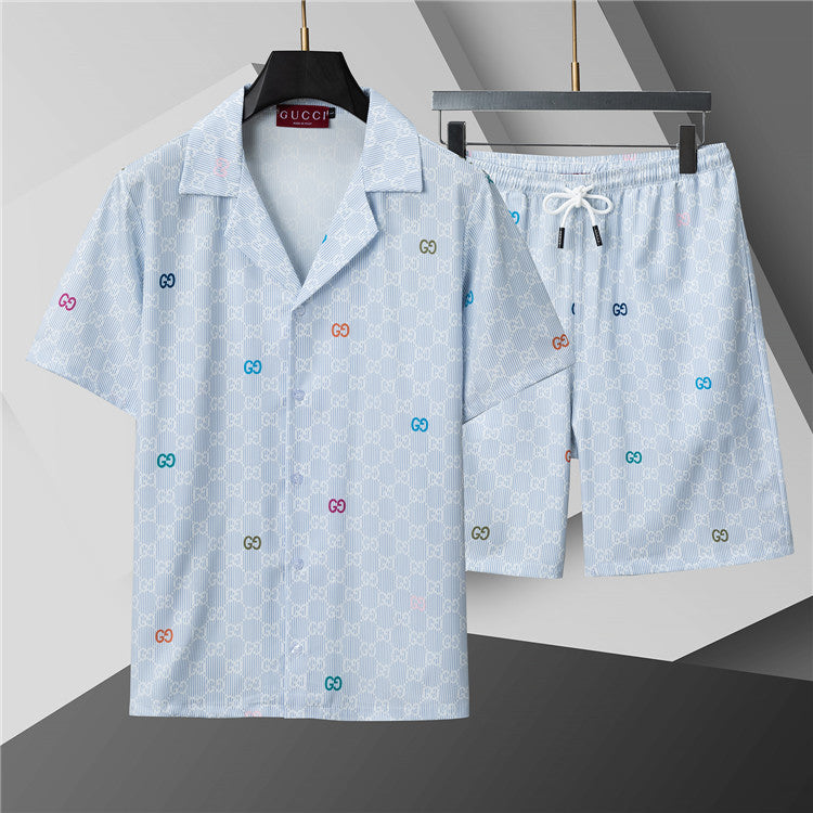 Summer Outfit Set | T-Shirt & Shorts 2-Piece Set-42