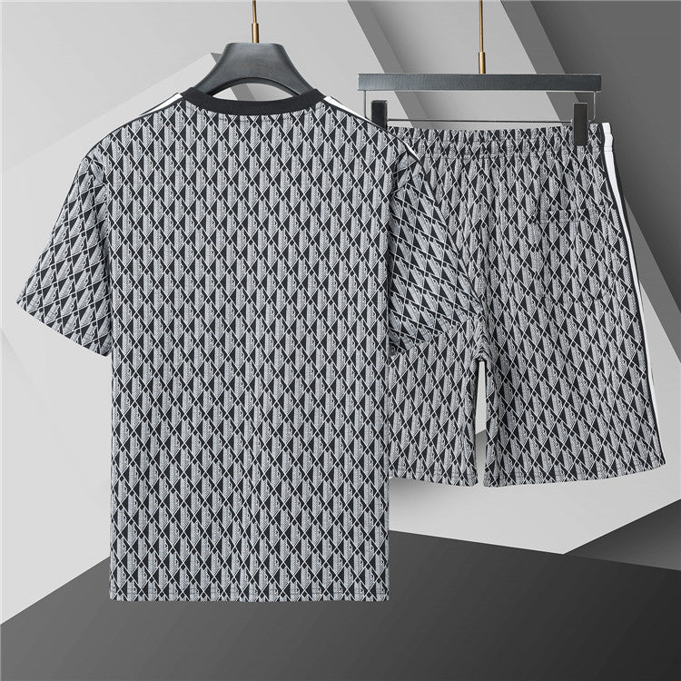 Summer Outfit Set | T-Shirt & Shorts 2-Piece Set-52