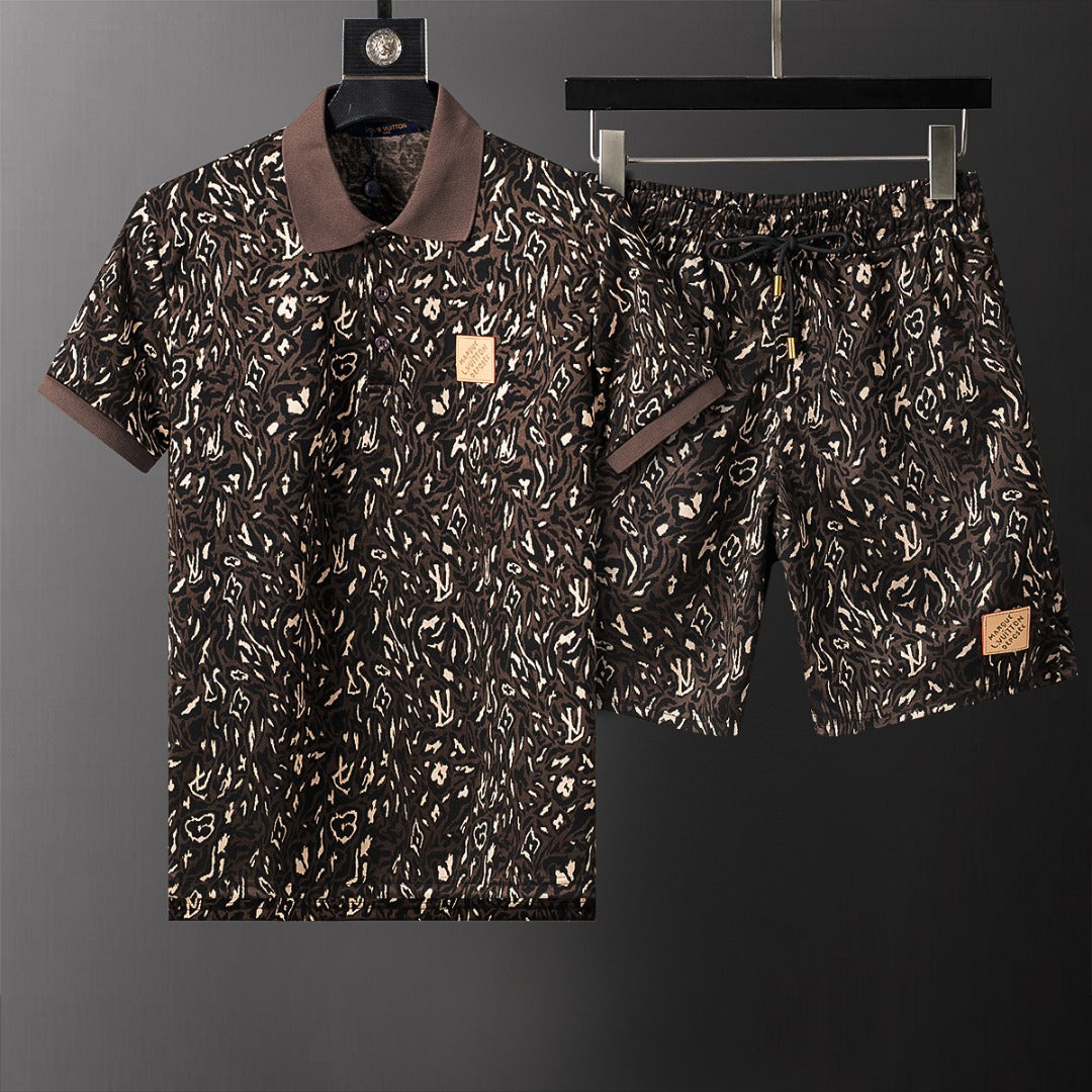 Summer Outfit Set | T-Shirt & Shorts 2-Piece Set-93