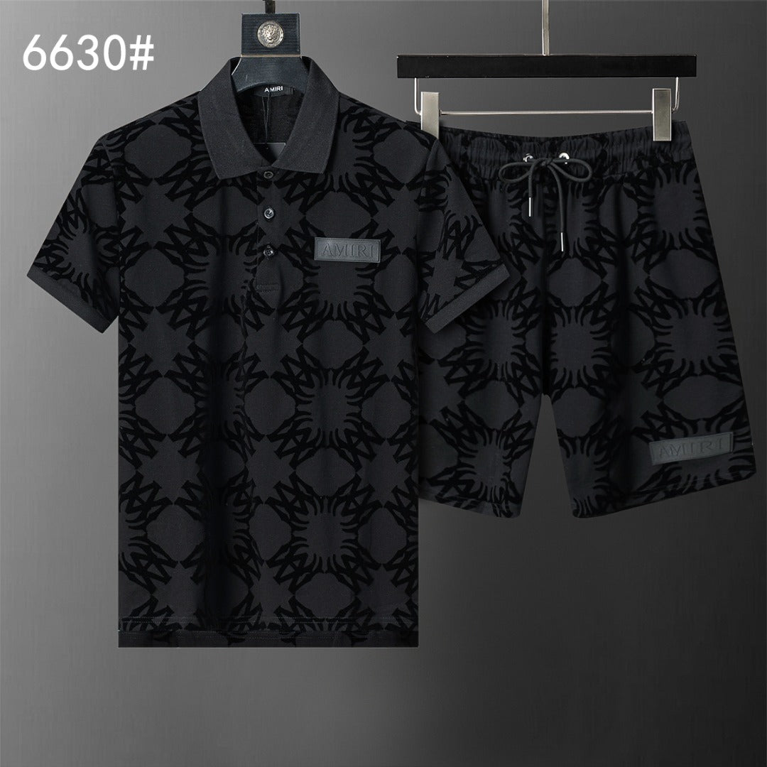 Summer Outfit Set | T-Shirt & Shorts 2-Piece Set-99
